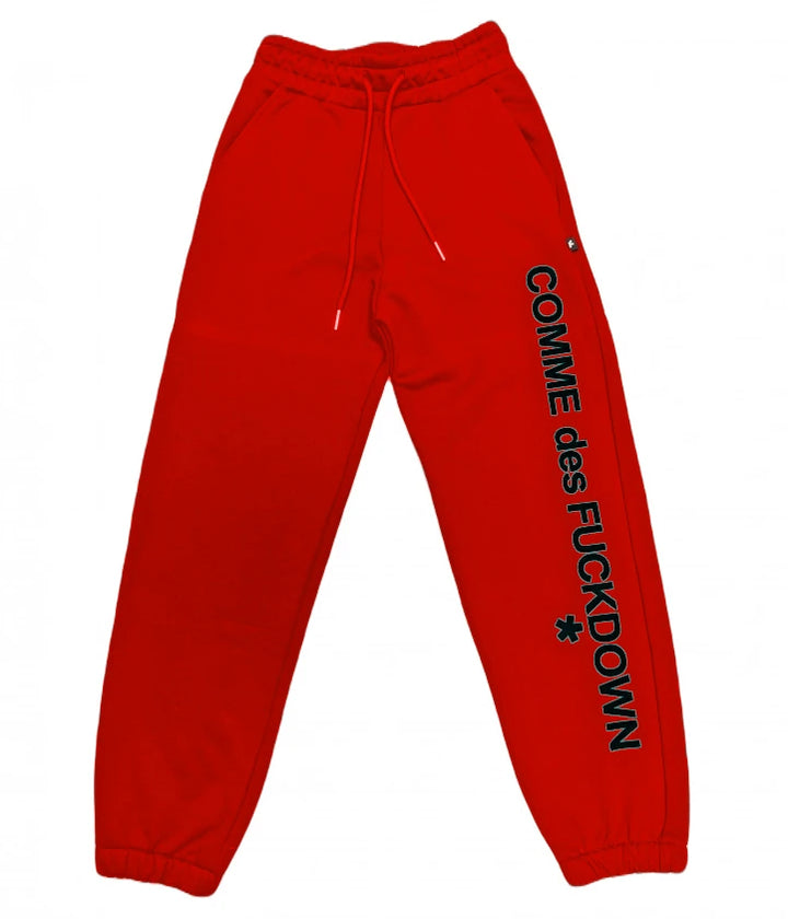 Comme Des Fuckdown Trousers Red Woman