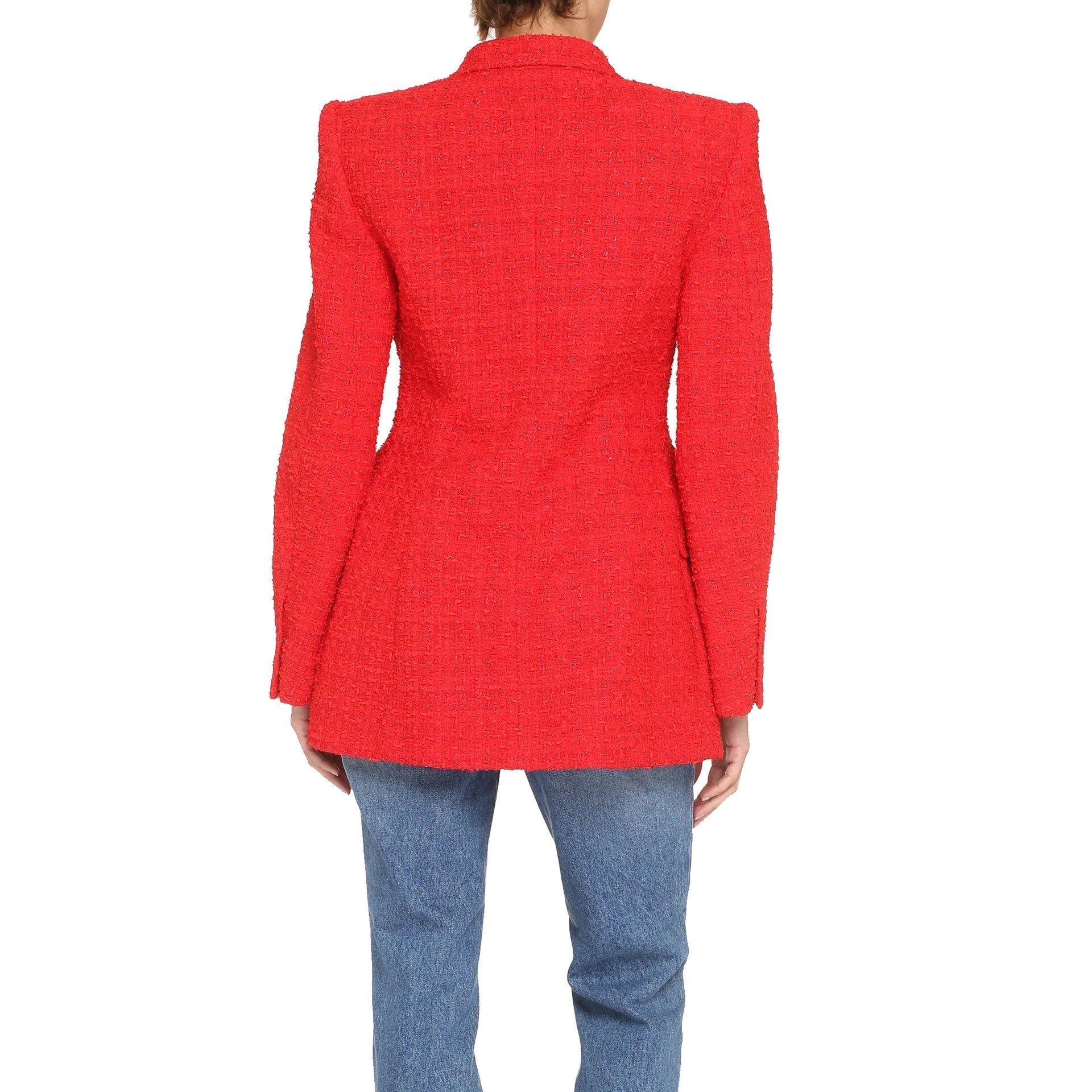 Balenciaga Tweed Blazer Jacket – Siebentaschen