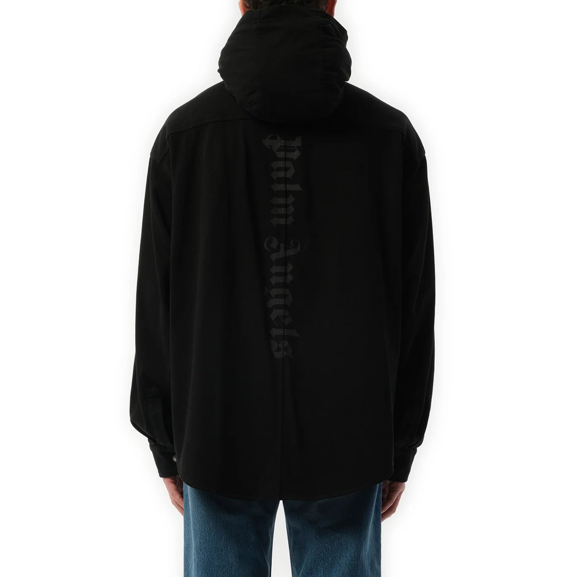 Palm Angels Classic Logo Hooded Overshirt