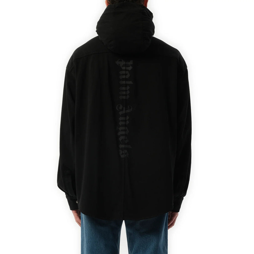 Palm Angels Classic Logo Hooded Overshirt