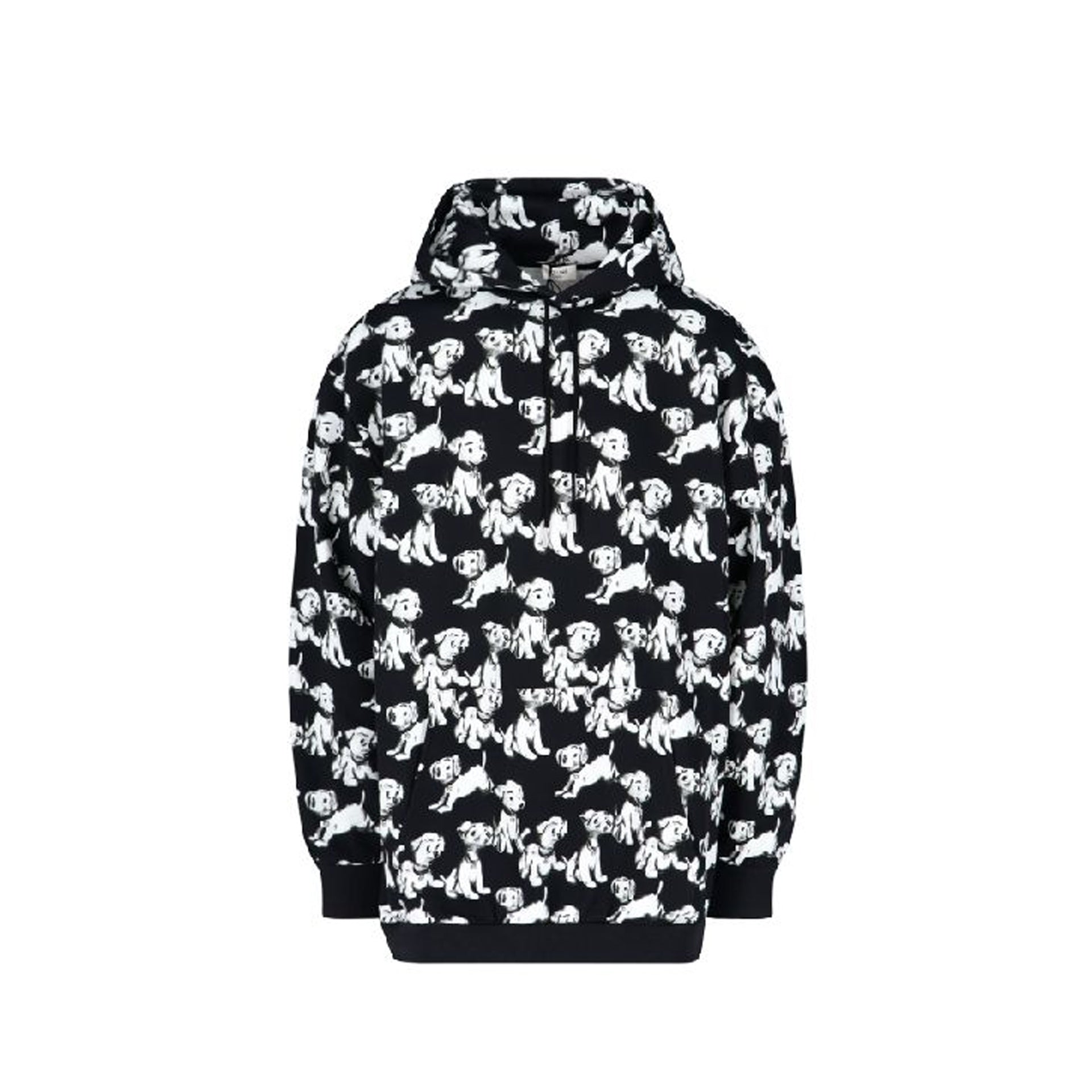 Celine Hooded Printed Dogs Sweatshirt – Siebentaschen