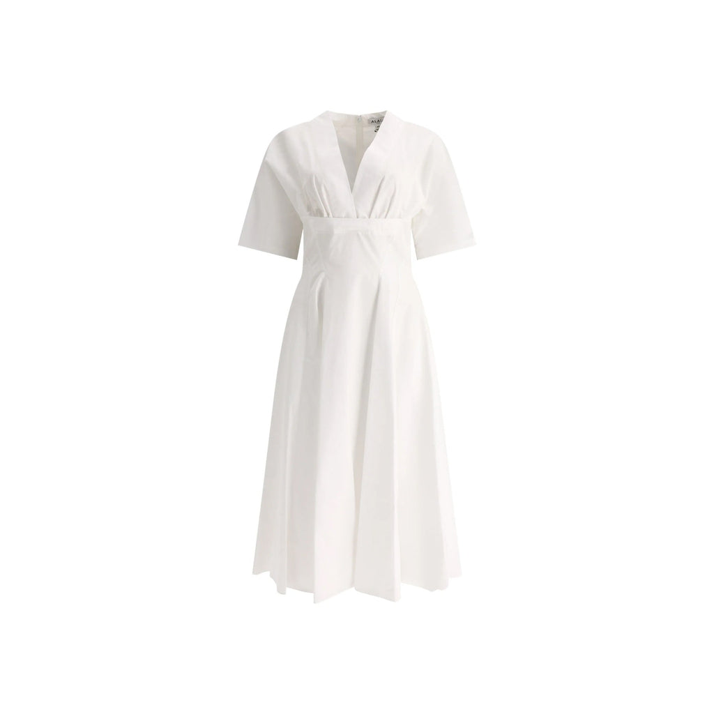 Alaia Cotton Midi Dress