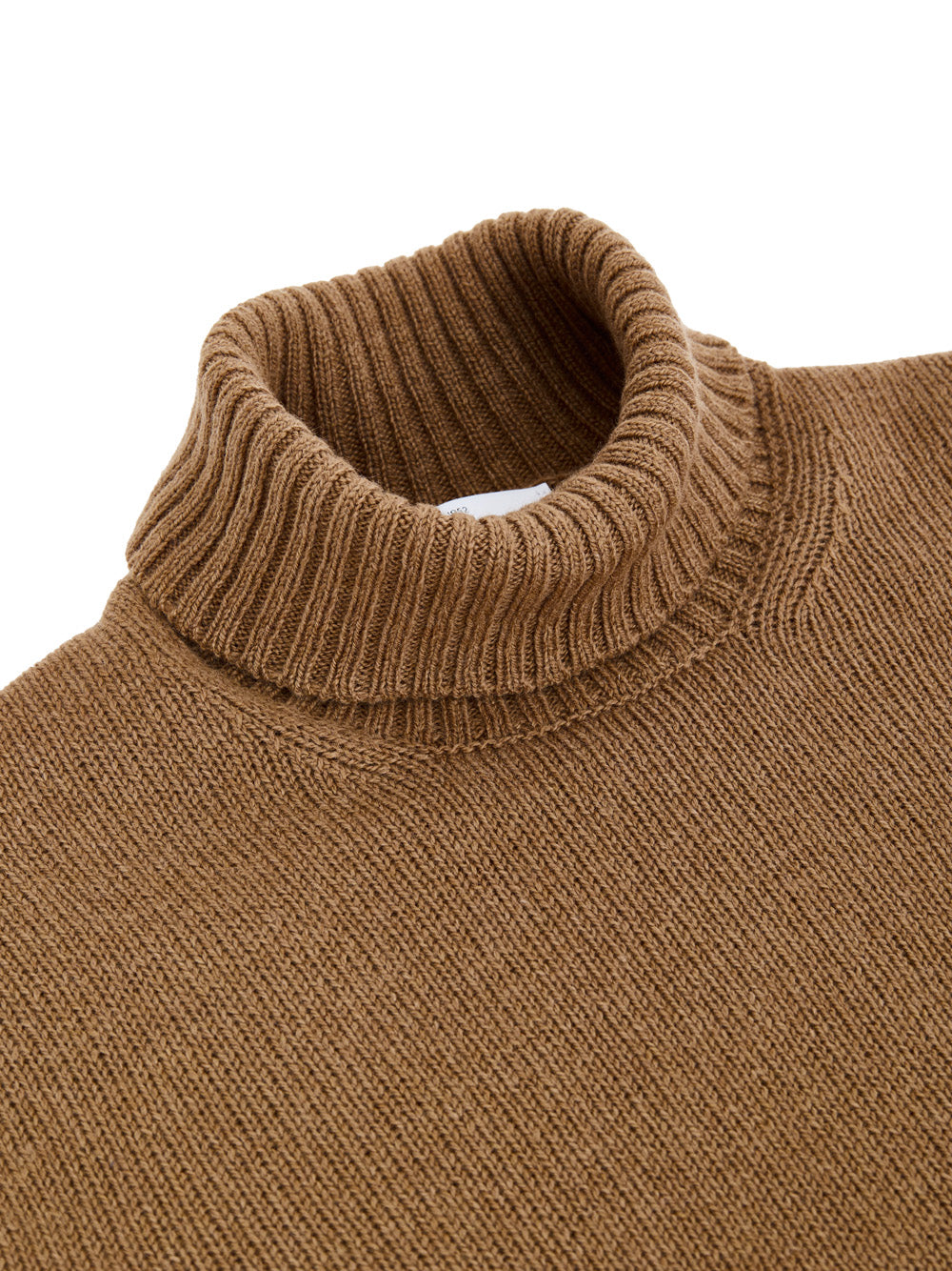 Brown Gran Sasso Wool Turtleneck Sweater