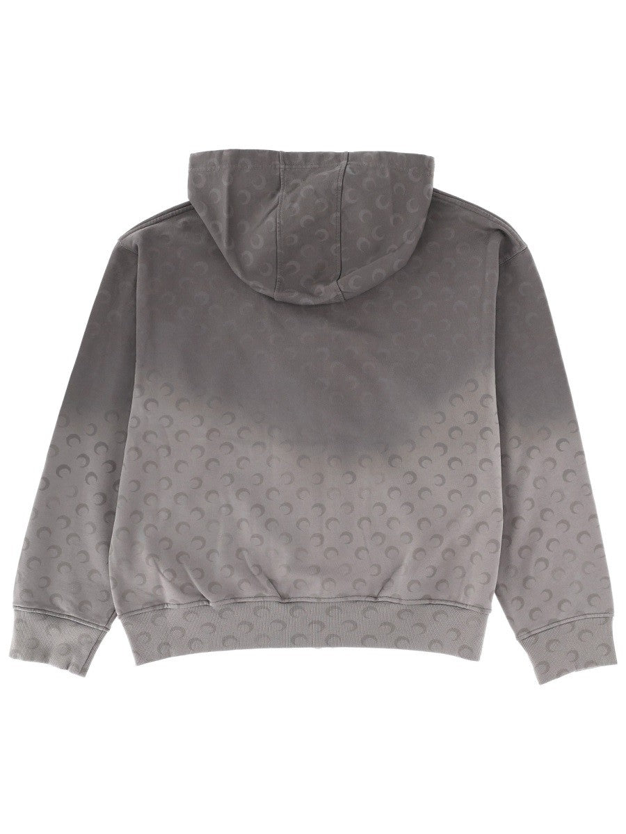 MARINE SERRE "FADED MOON" SWEATSHIRT
