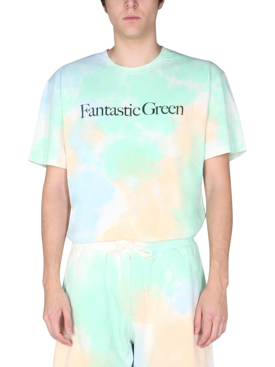 msgm "FANTASTIC GREEN" T-SHIRT