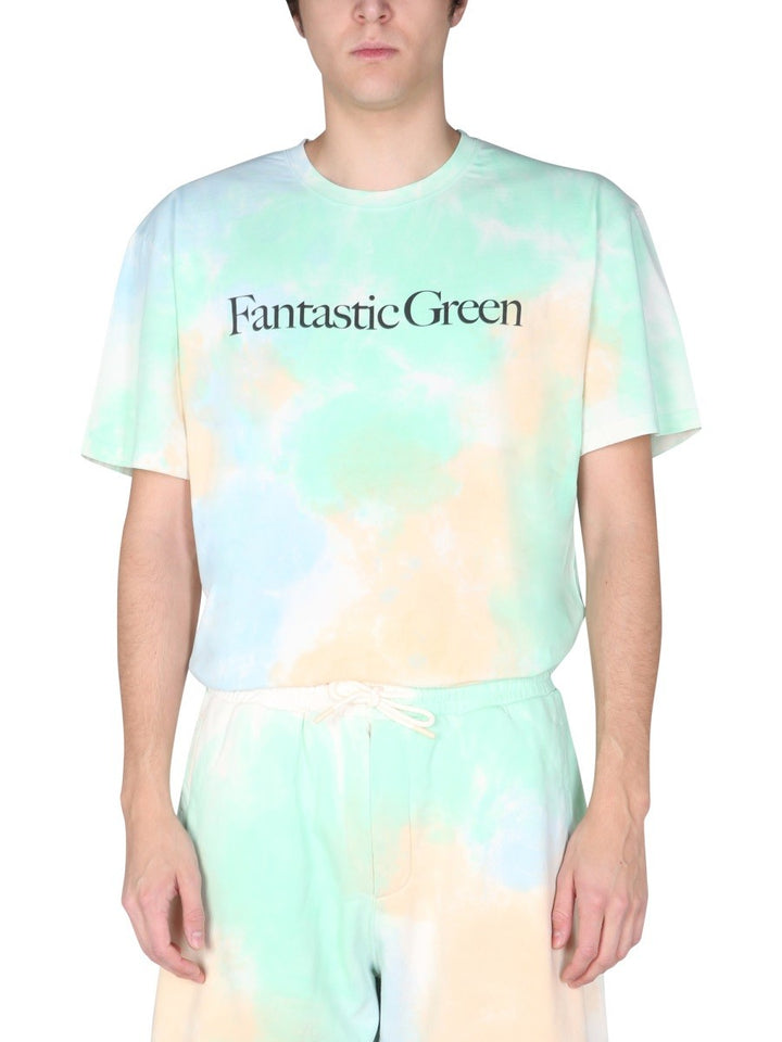 msgm "FANTASTIC GREEN" T-SHIRT