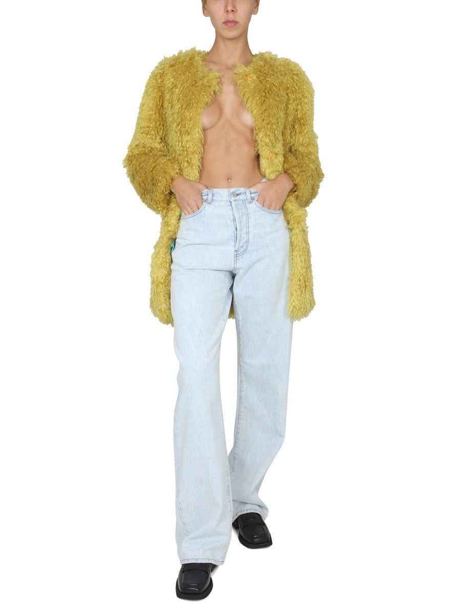 BECAGLI SINCE 1994 FAUX FUR COAT