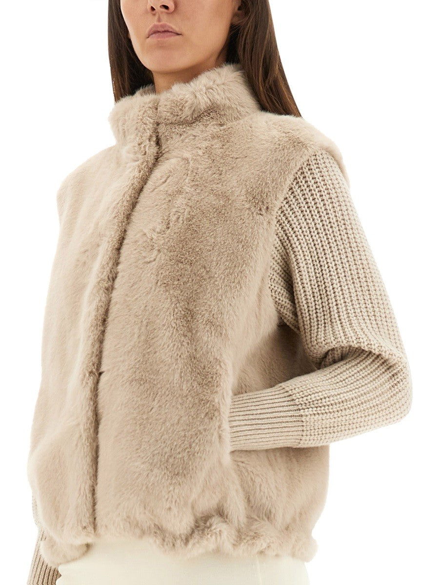 Herno FAUX MINK FUR RESORT JACKET
