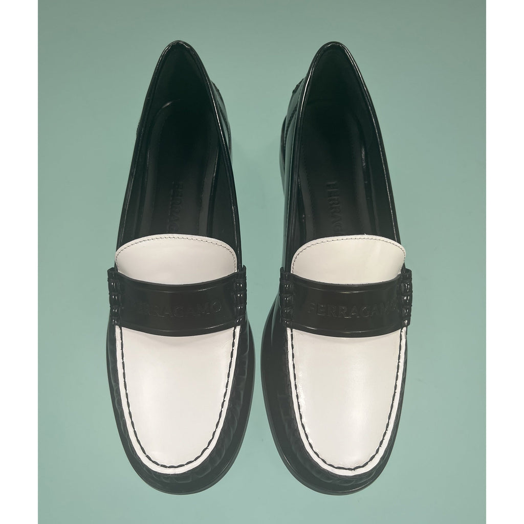 Salvatore Ferragamo Irina Leather Loafers - WOMEN SHOES - SALVATORE FERRAGAMO - Tluxy New