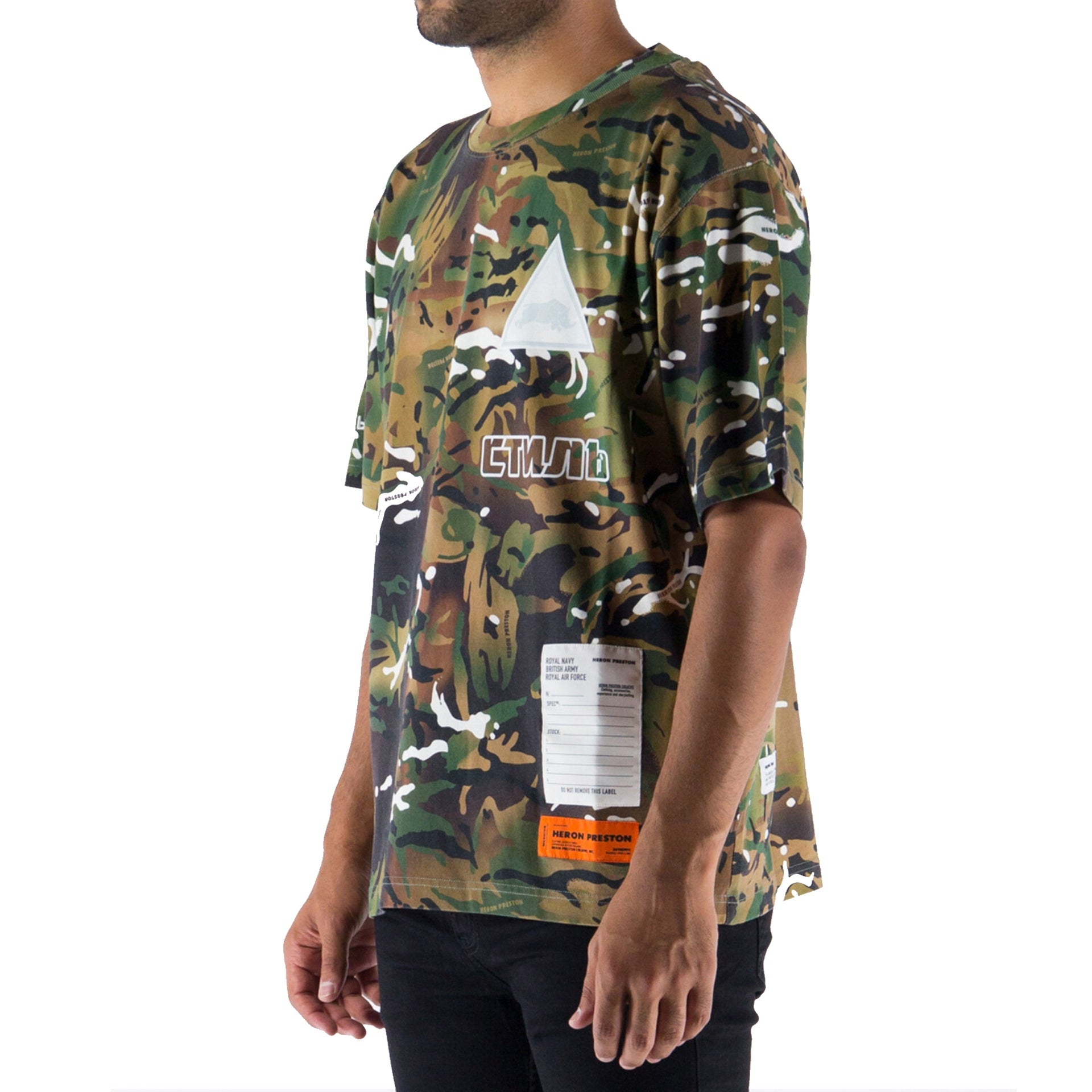 Heron Preston Camouflage T-shirt