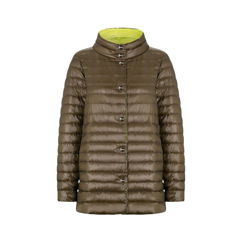 Herno Ultralight reversible A-line down Coat – Siebentaschen