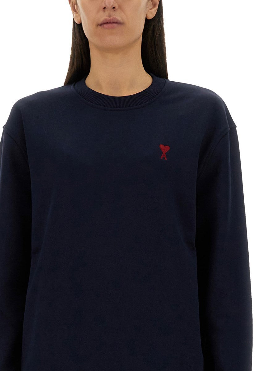 AMI PARIS SWEATSHIRT WITH LOGO