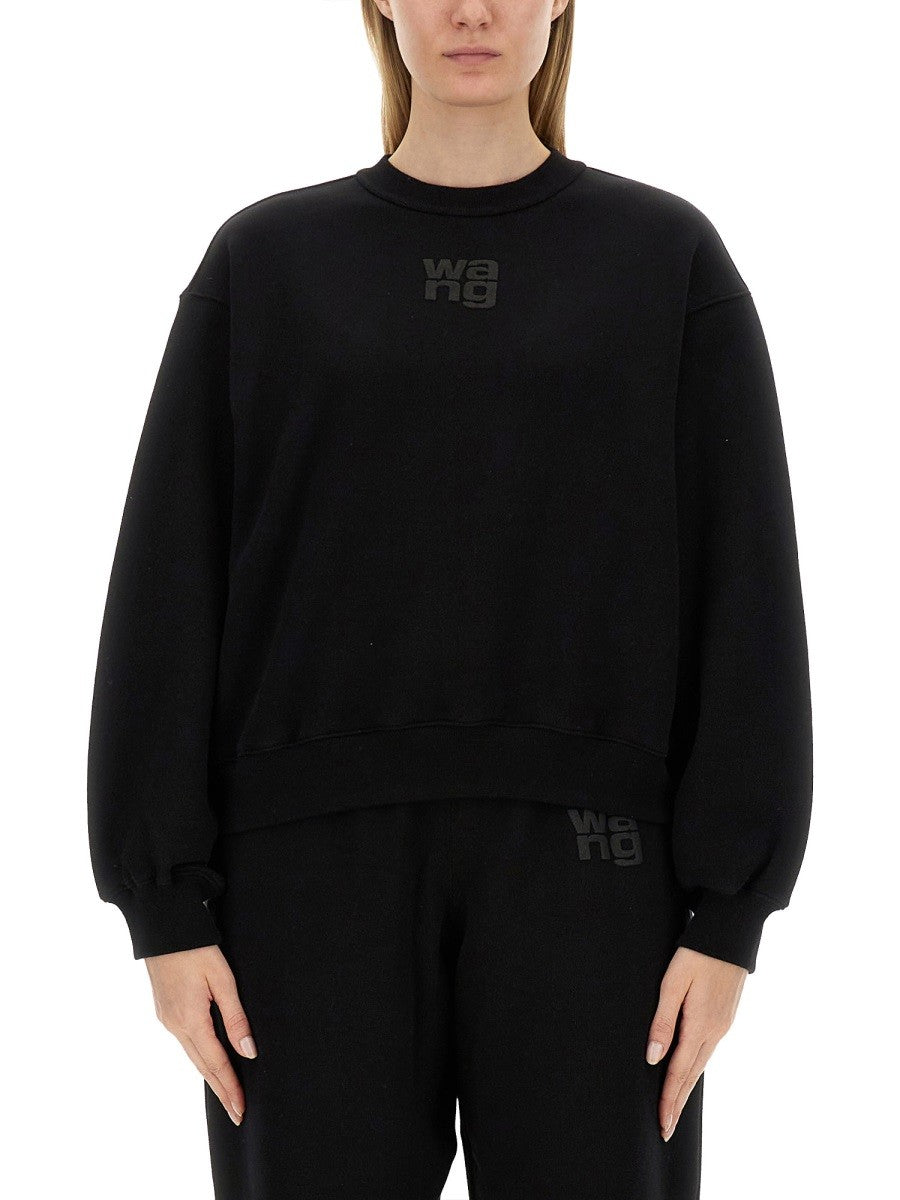 ALEXANDERWANG.T SWEATSHIRT WITH LOGO