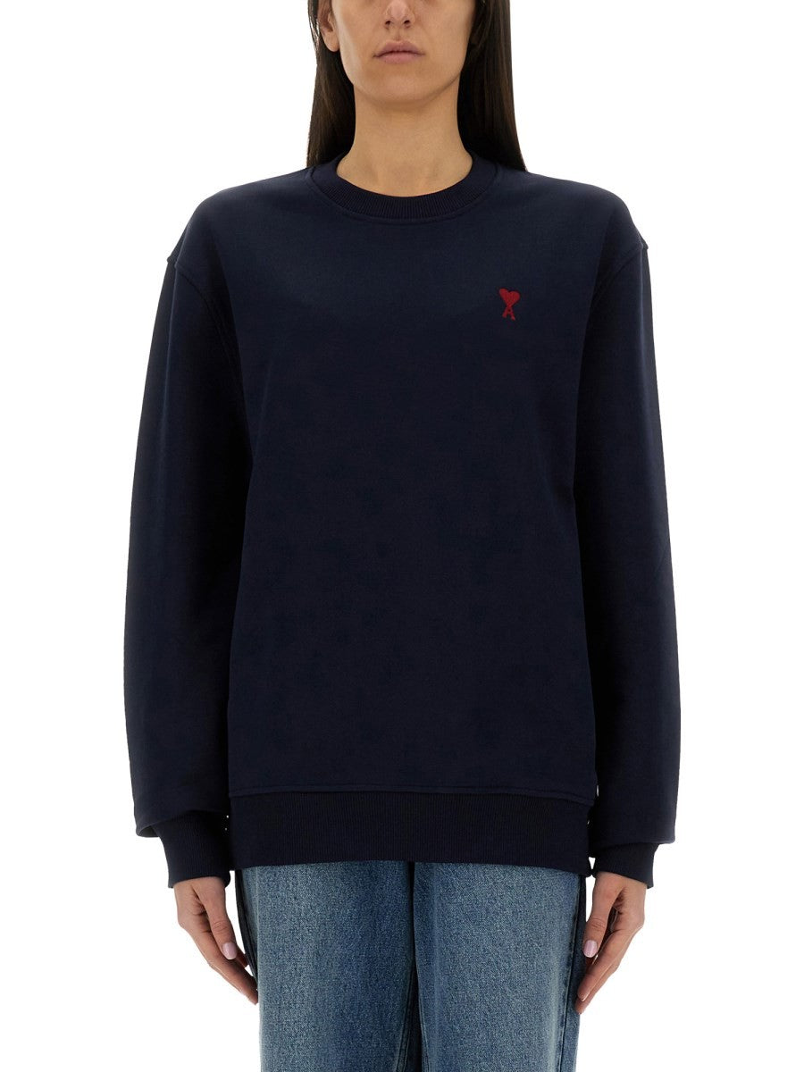 AMI PARIS SWEATSHIRT WITH LOGO
