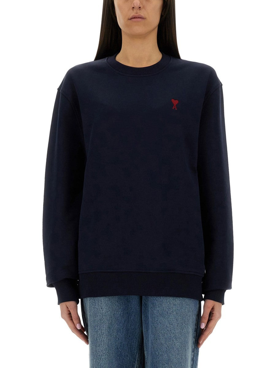 AMI PARIS SWEATSHIRT WITH LOGO