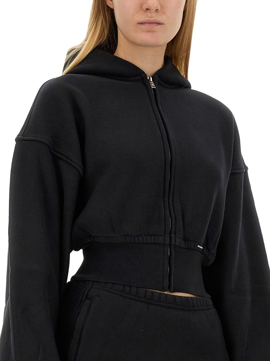ALEXANDERWANG.T SWEATSHIRT WITH LOGO