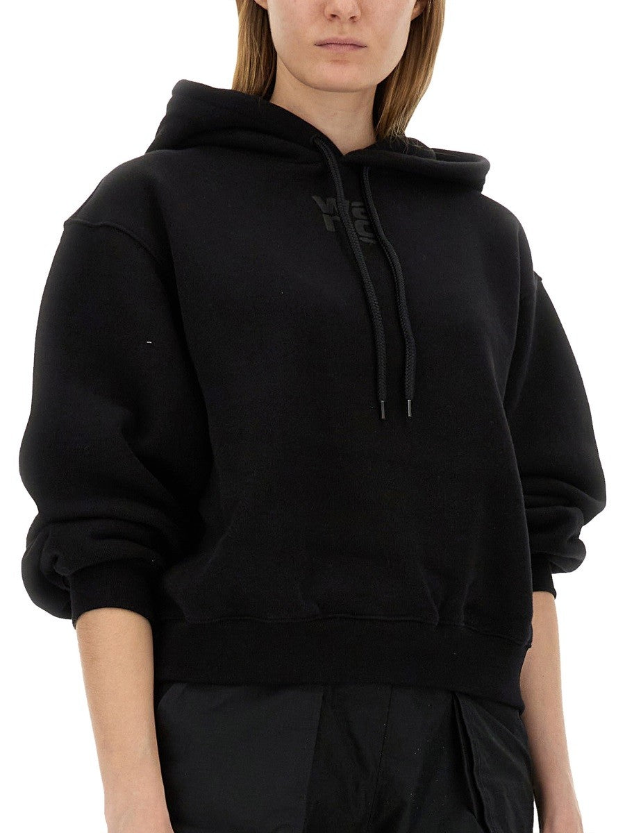 ALEXANDERWANG.T SWEATSHIRT WITH LOGO