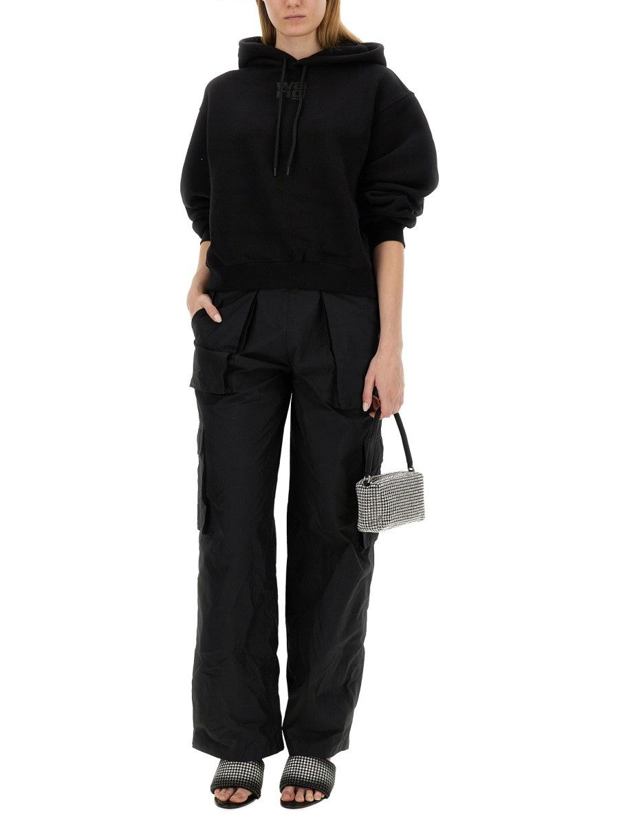 ALEXANDERWANG.T SWEATSHIRT WITH LOGO