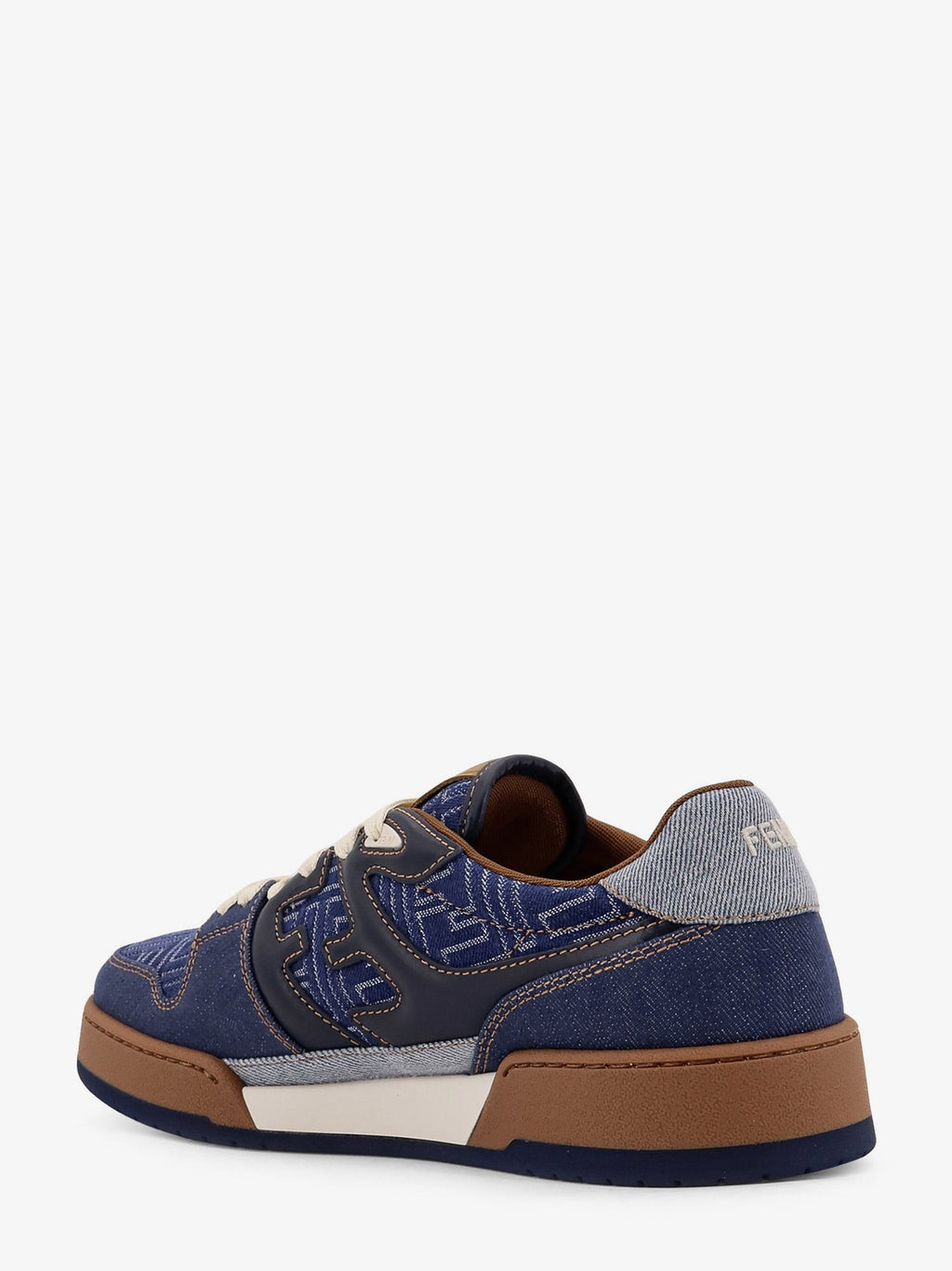 Fendi Fendi Match denim sneakers