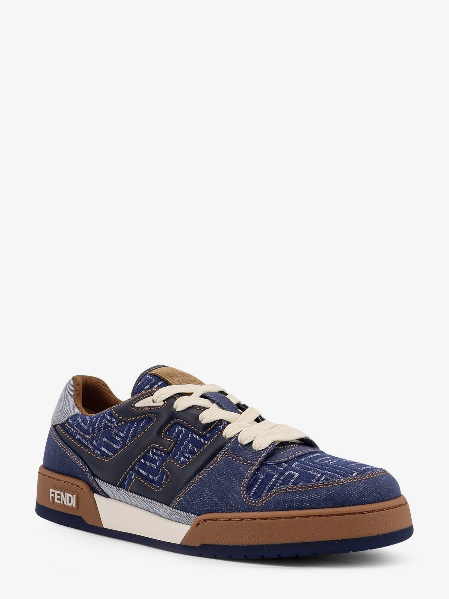 Fendi Fendi Match denim sneakers