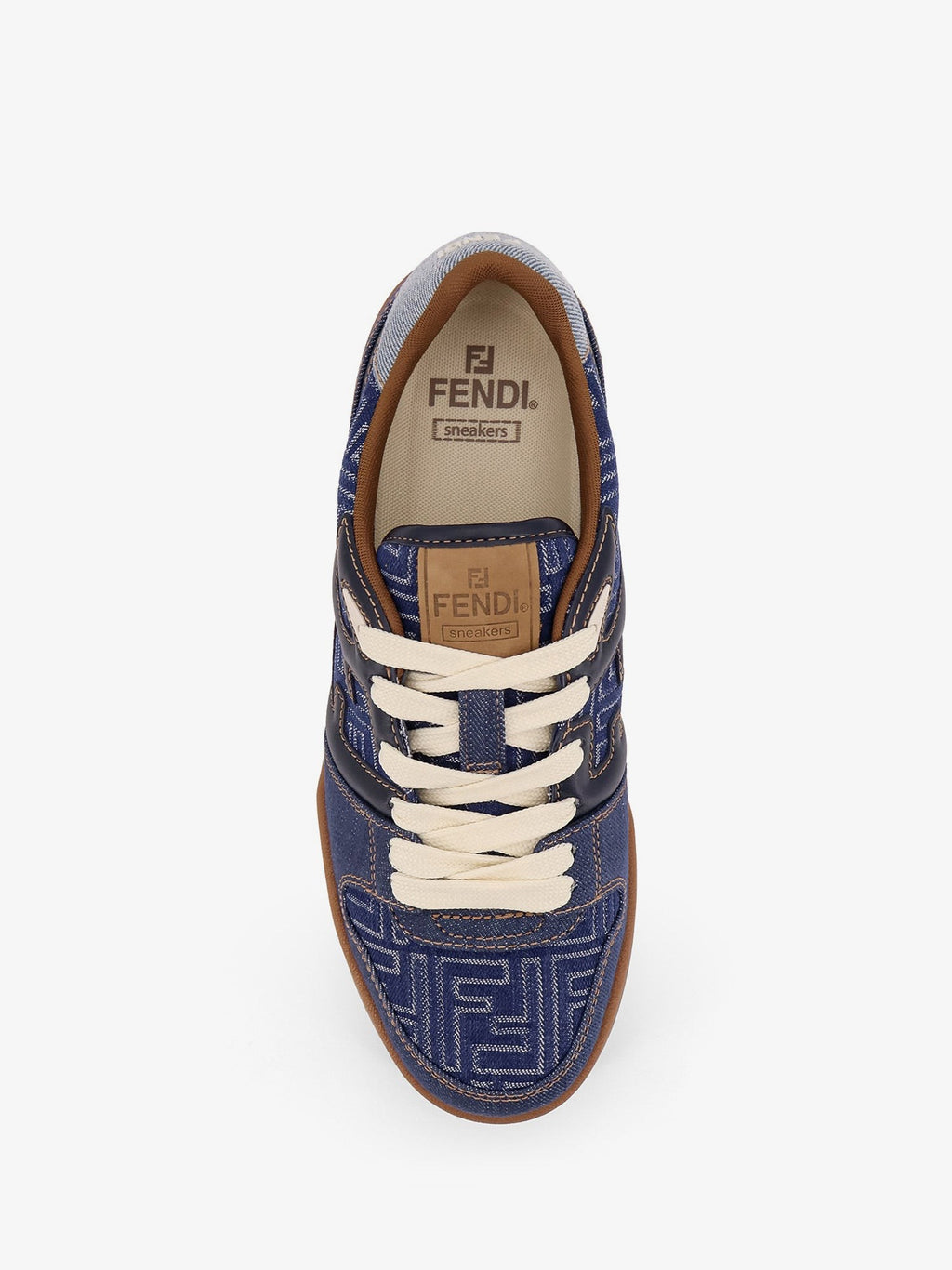 Fendi Fendi Match denim sneakers