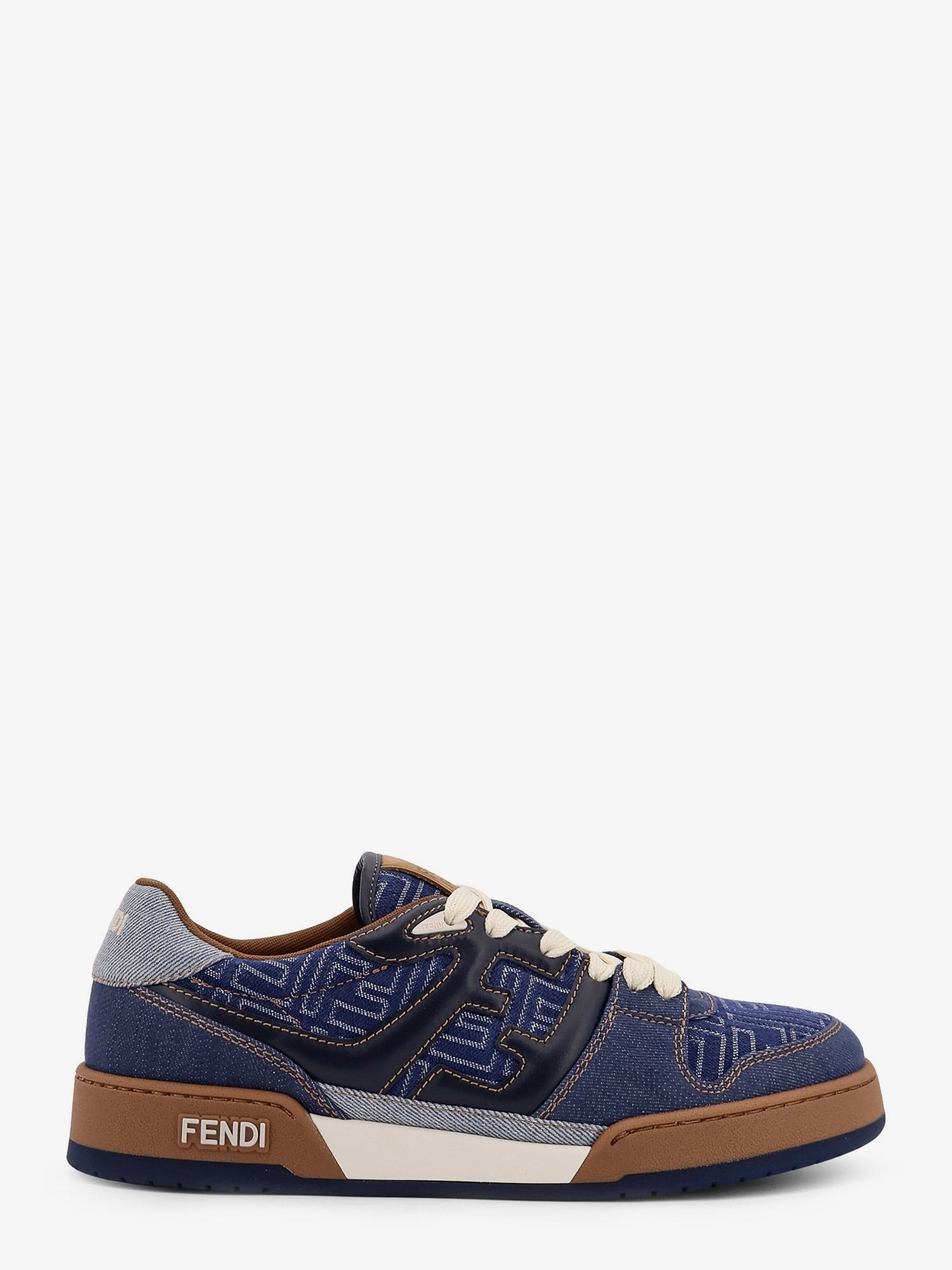 Fendi Fendi Match denim sneakers
