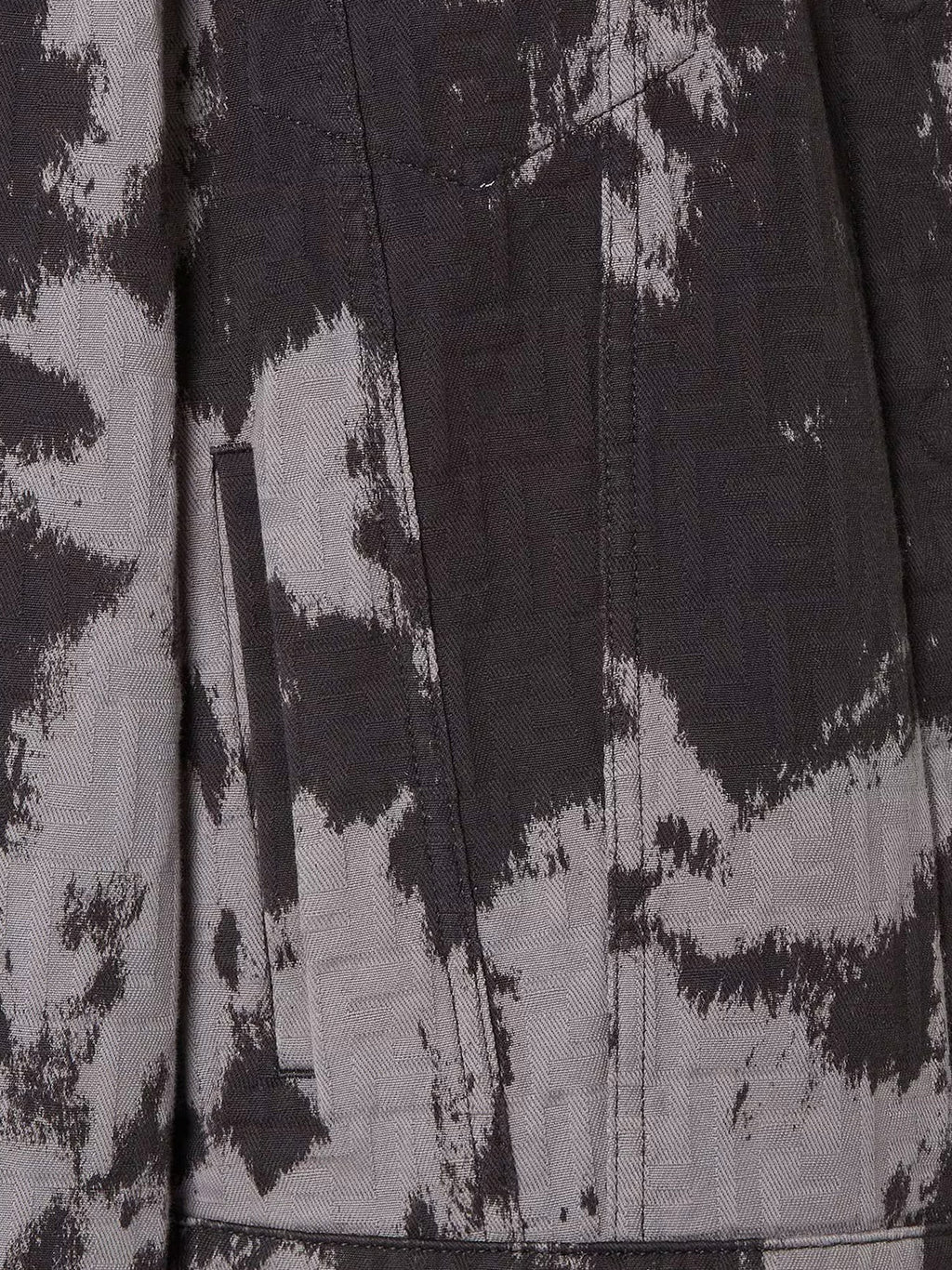 Fendi FF animalier denim jacket