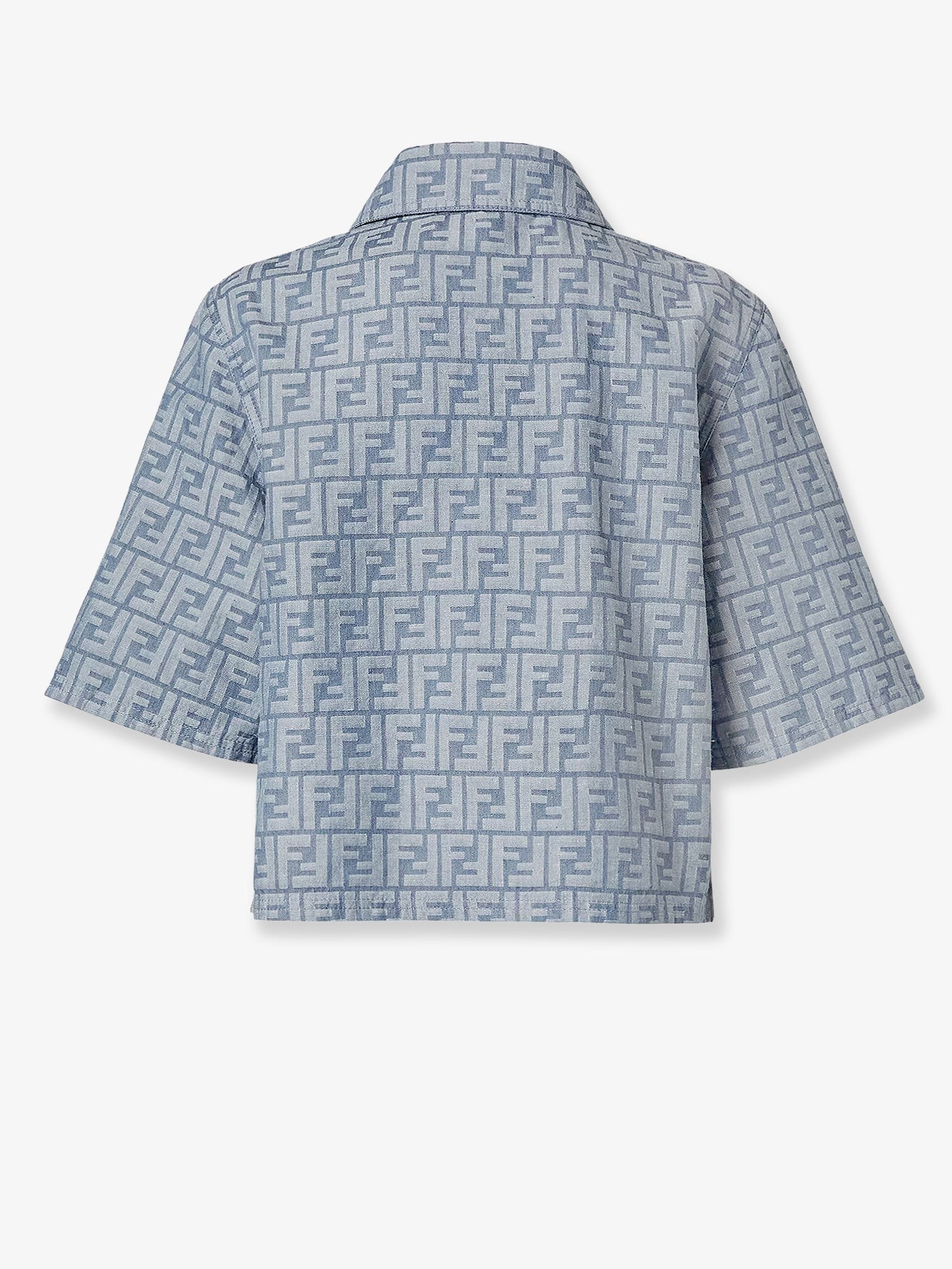 Fendi FF cotton and linen shirt/jacket