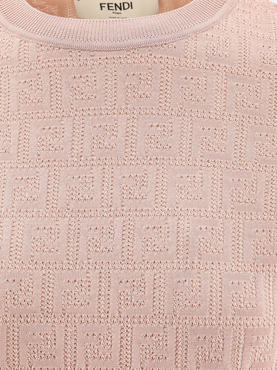 Fendi FF cotton and viscose sweater