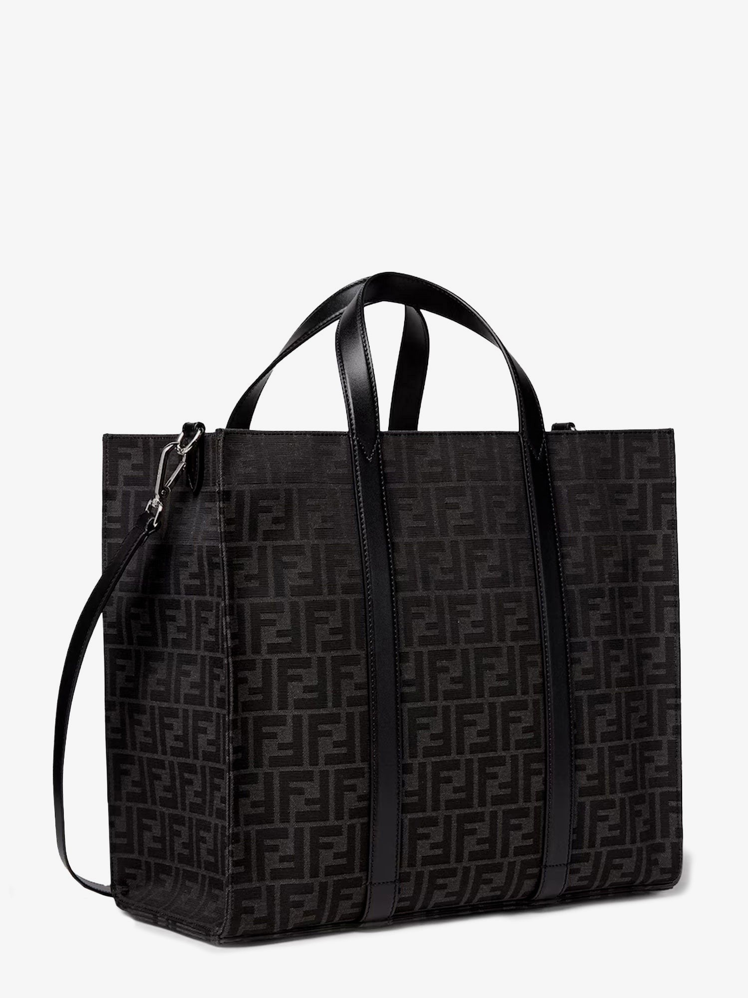 Fendi FF jacquard fabric shopping bag