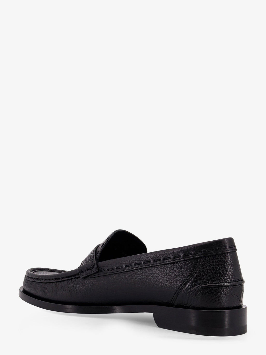 Fendi FF Metal leather loafers