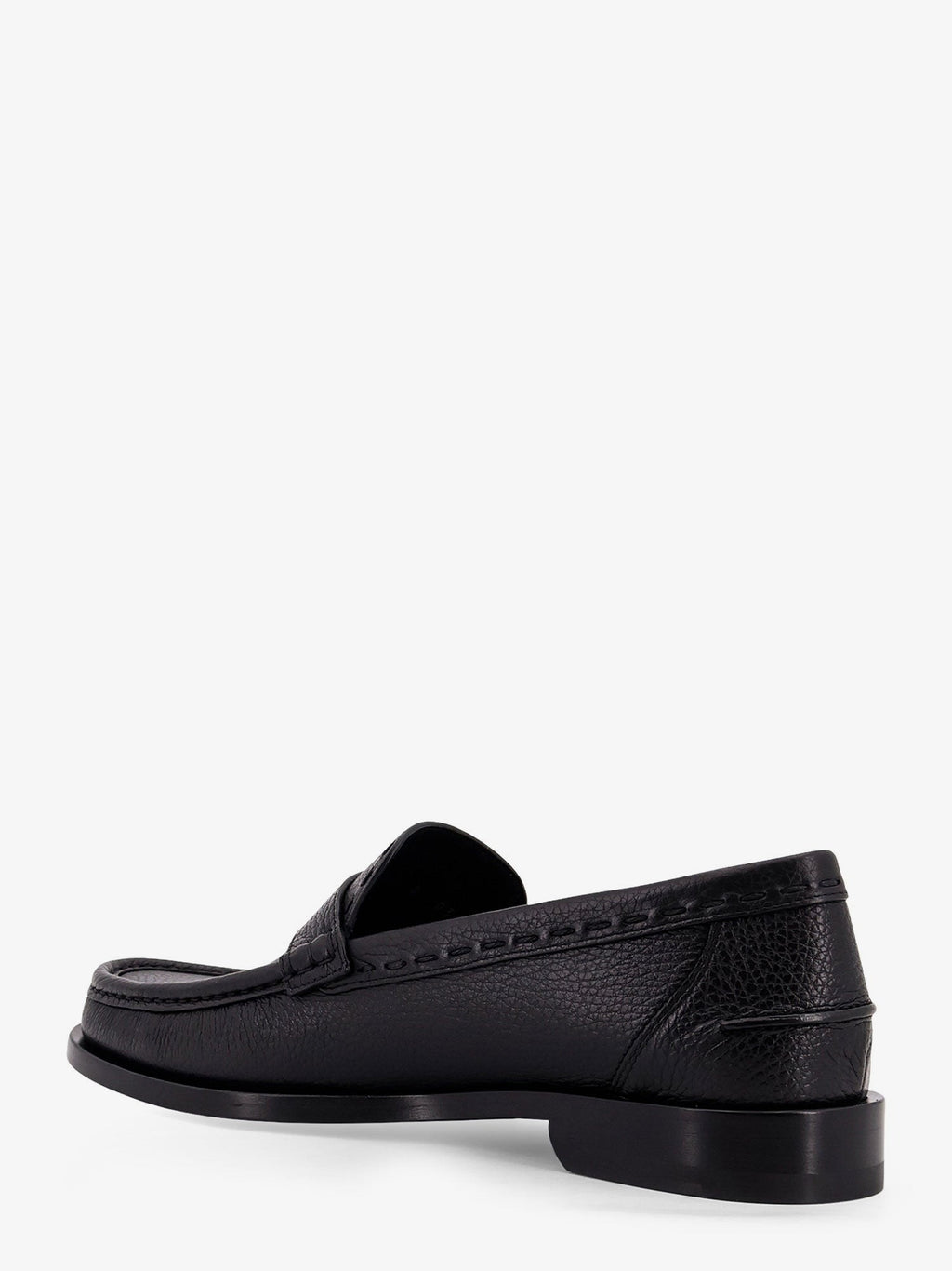 Fendi FF Metal leather loafers