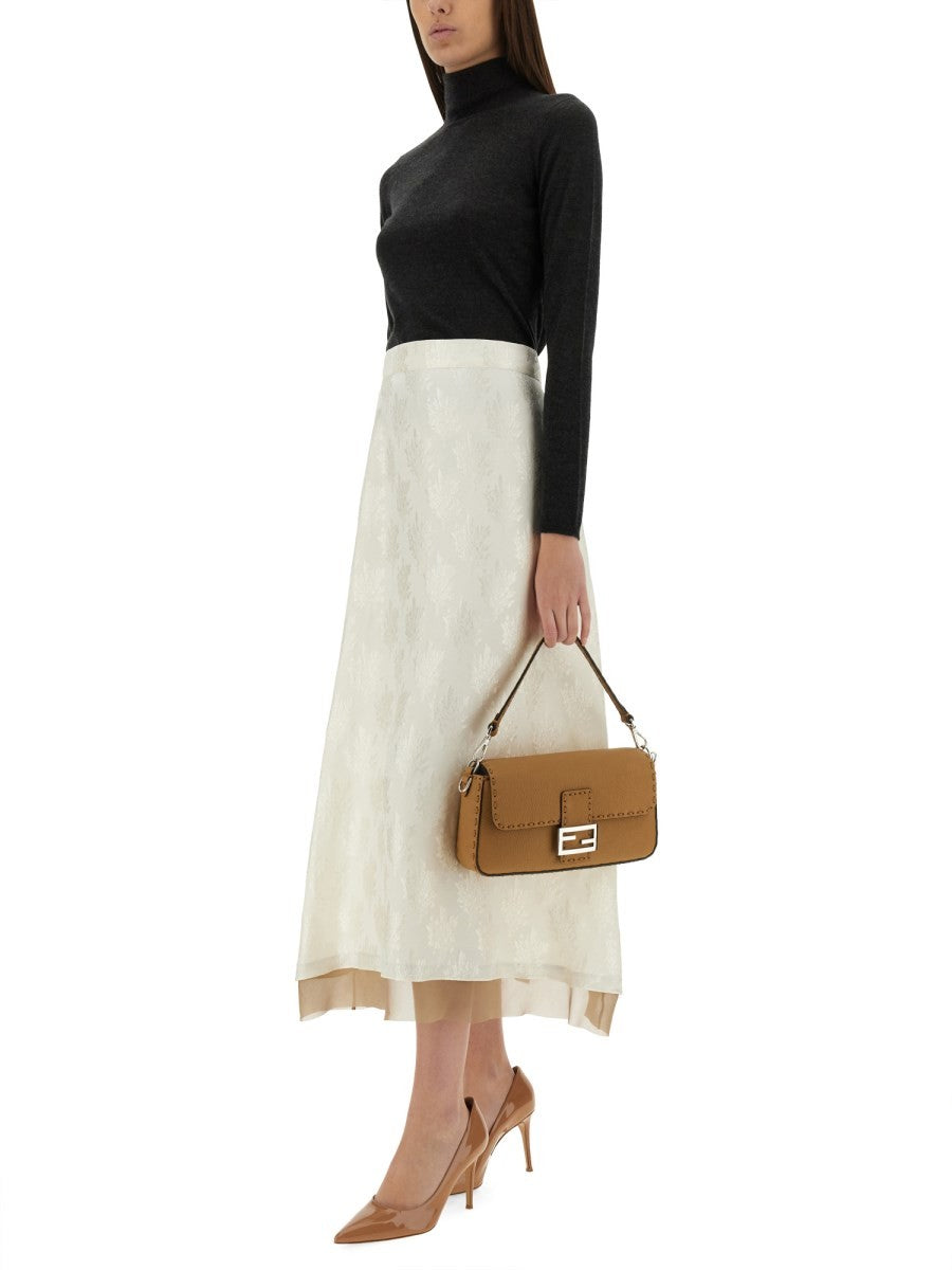 Fendi FF SILK SKIRT