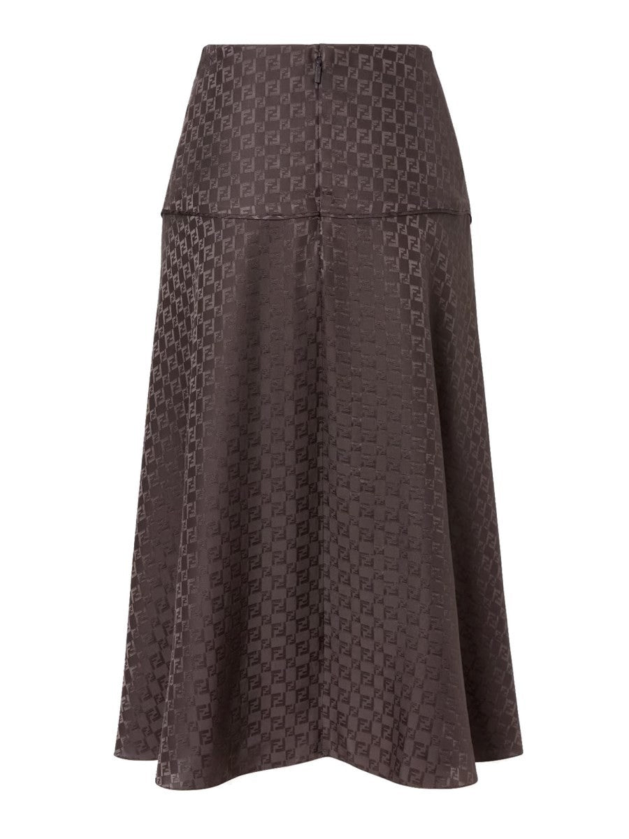 Fendi FF SILK SKIRT
