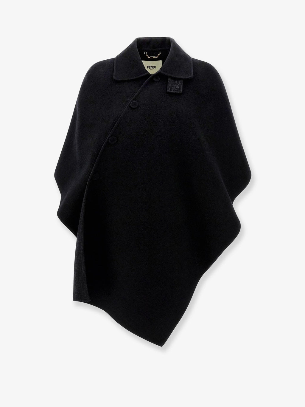 Fendi FF wool cape