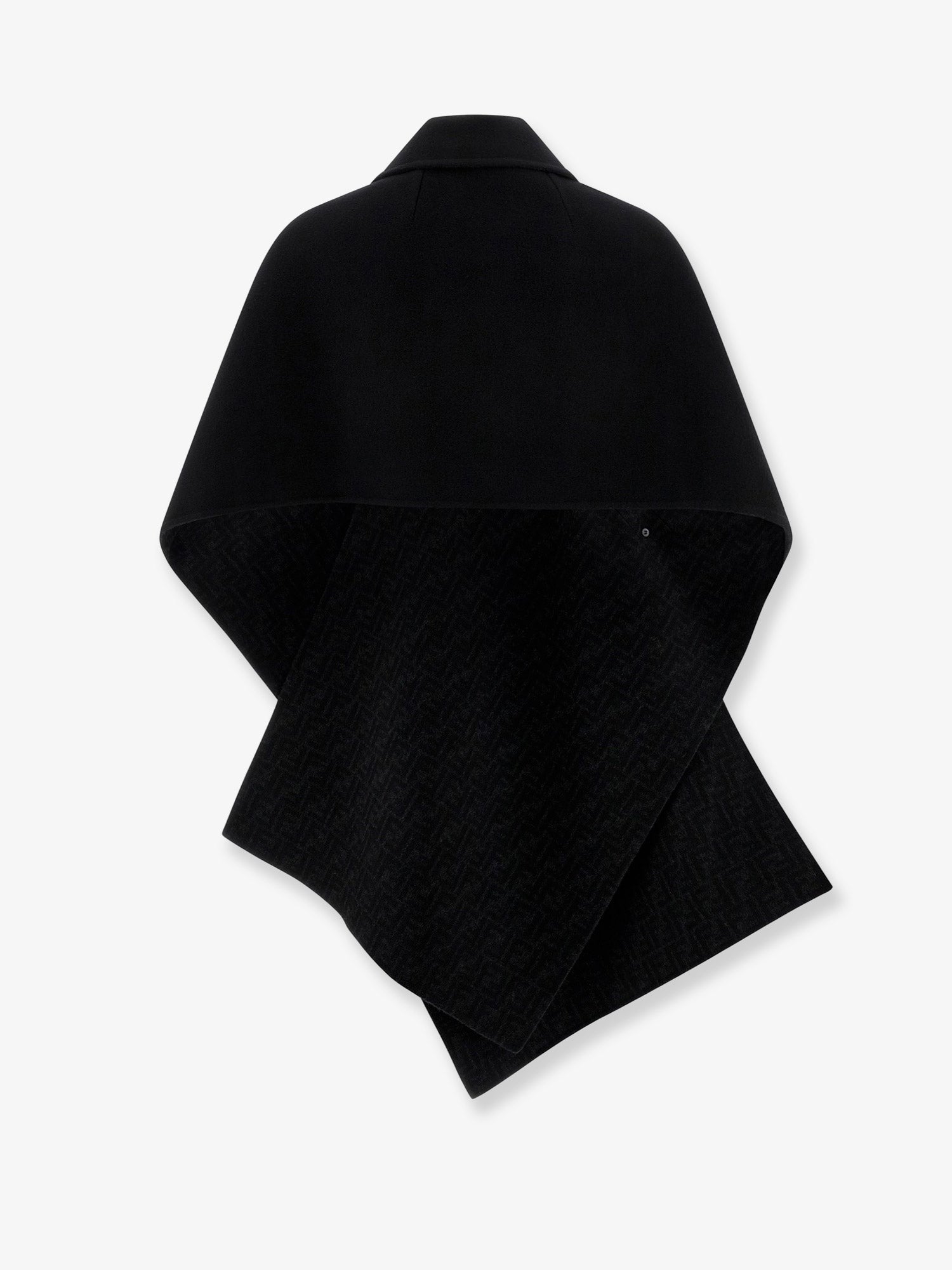 Fendi FF wool cape