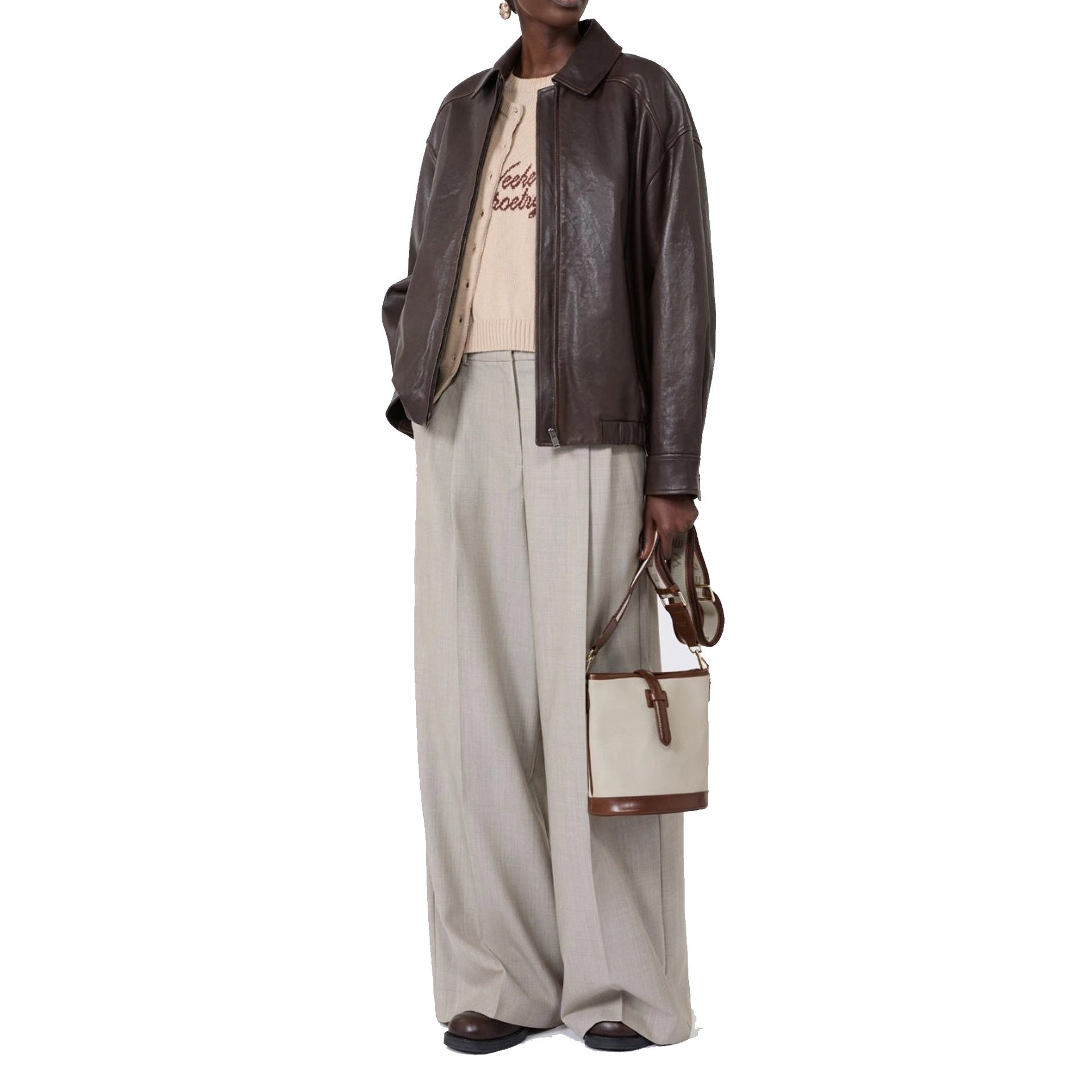 Max Mara Weekend Cose Leather Jacket
