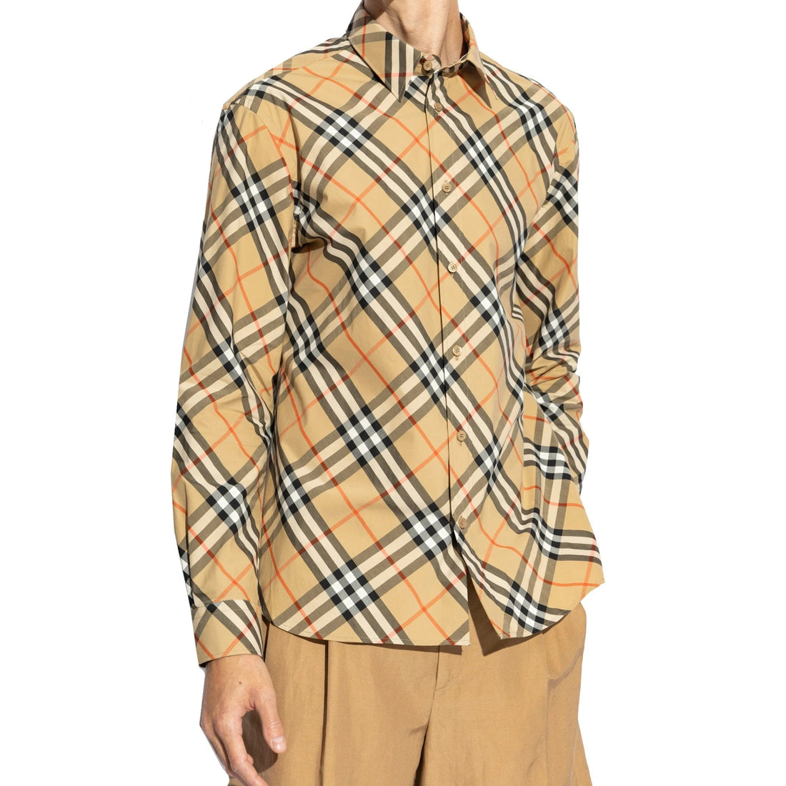 Burberry Checked Plaid Shirt