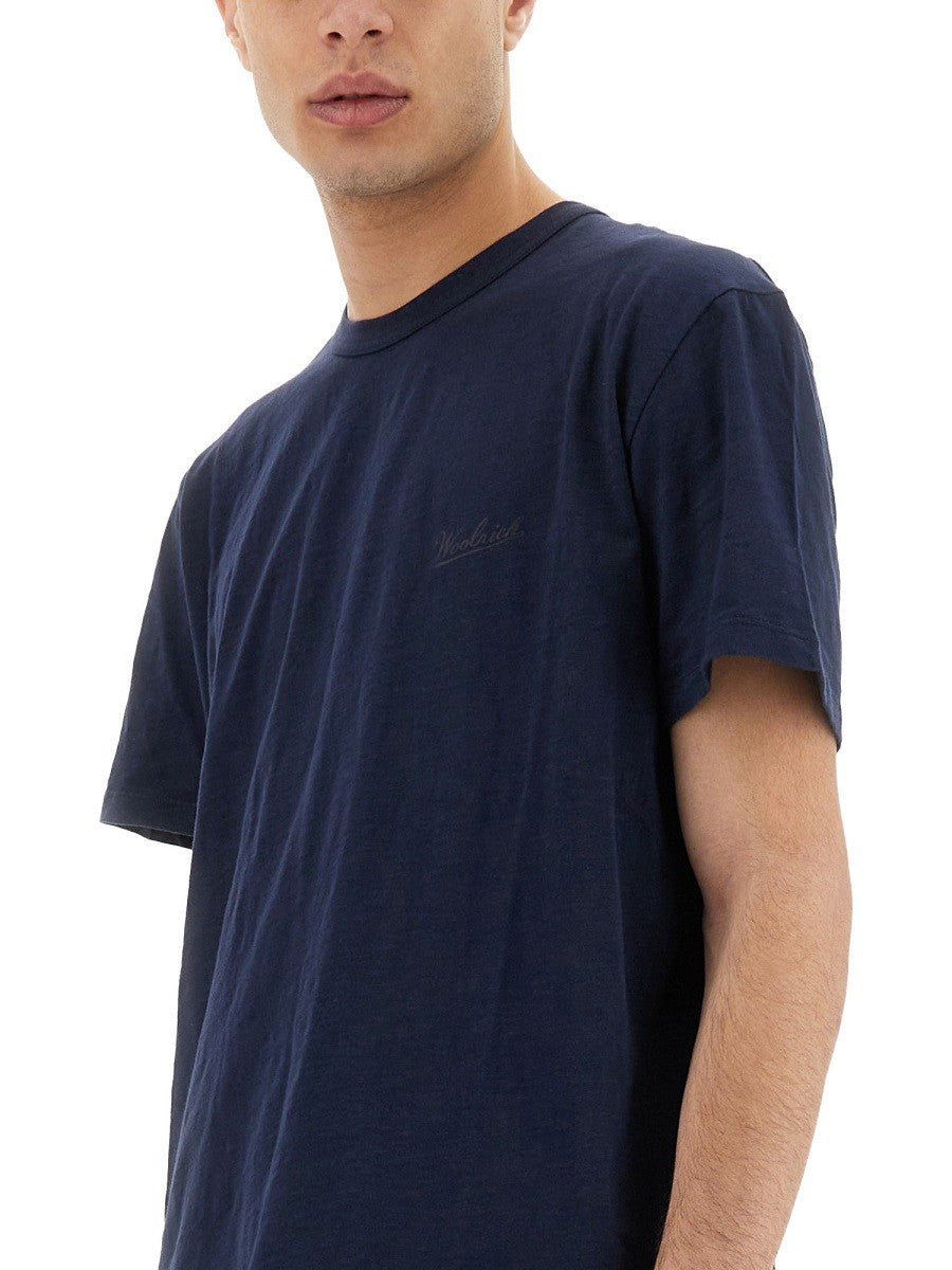 Woolrich FLAMED COTTON T-SHIRT