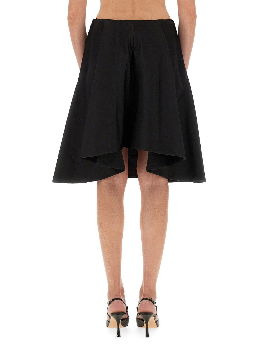 Alexander Mcqueen FLARED MIDI SKIRT
