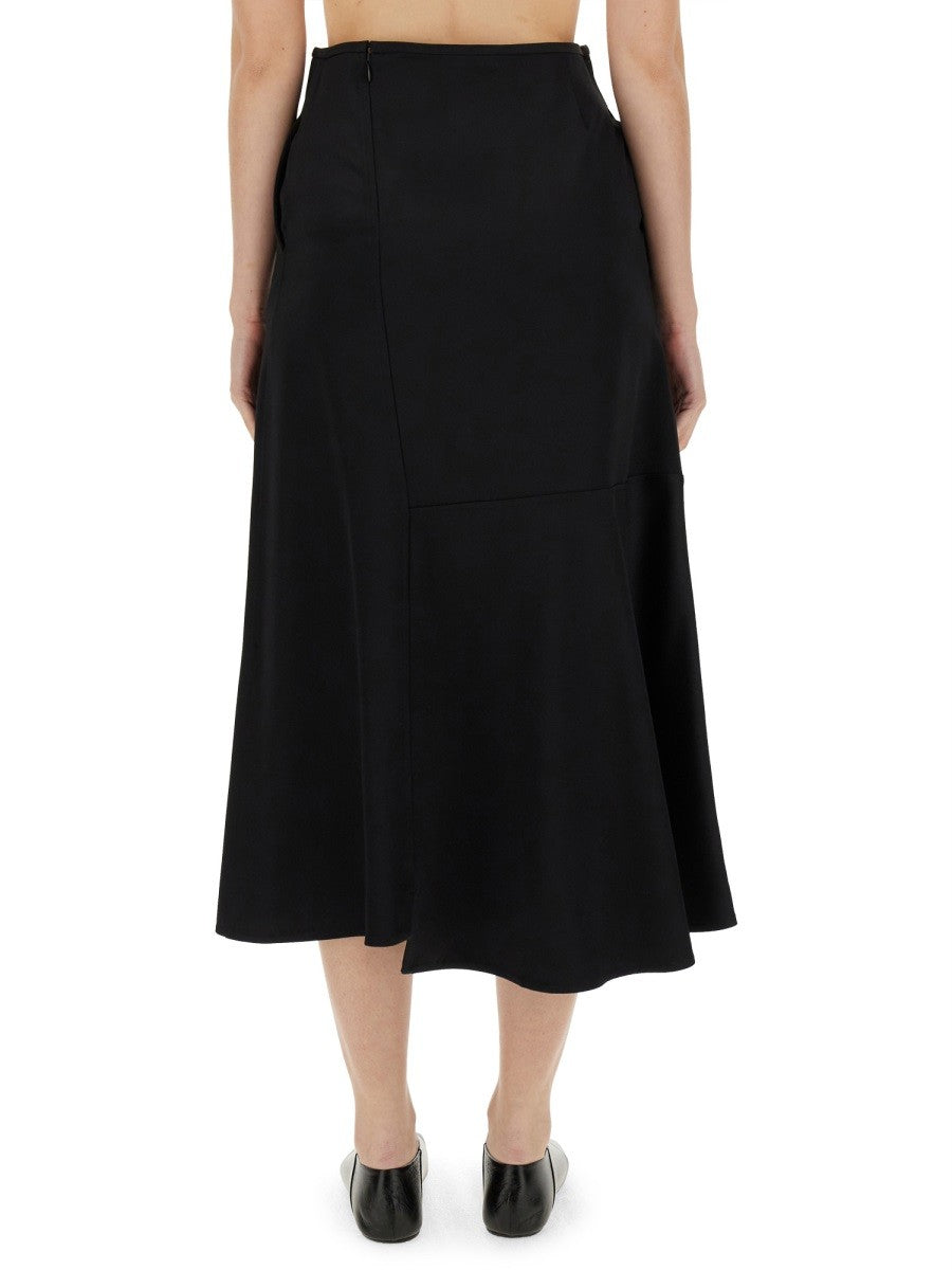 JIL SANDER flared skirt