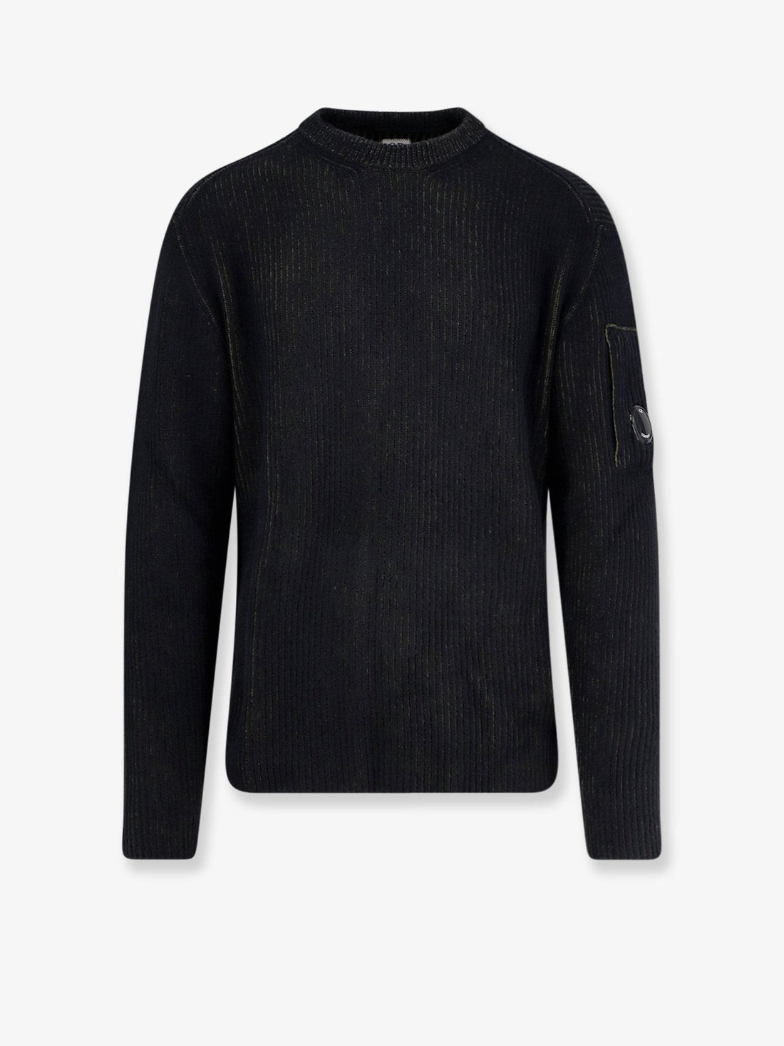 C.P.COMPANY Fleece knit ribbed sweater