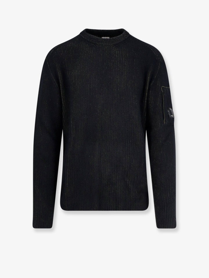 C.P.COMPANY Fleece knit ribbed sweater