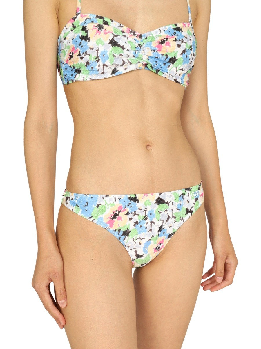 GANNI FLORAL PATTERN BIKINI BRIEFS
