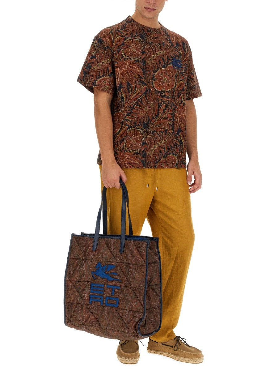 Etro FLORAL PRINT T-SHIRT