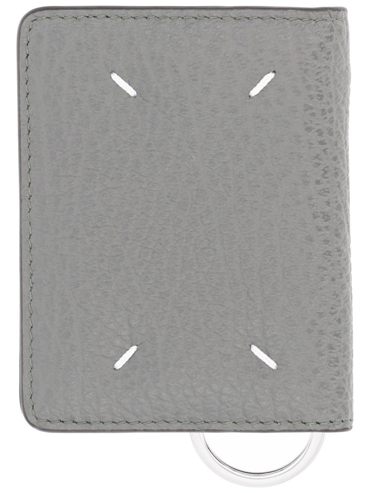 Maison Margiela "FOUR STITCHES" CARD HOLDER WITH KEY RING