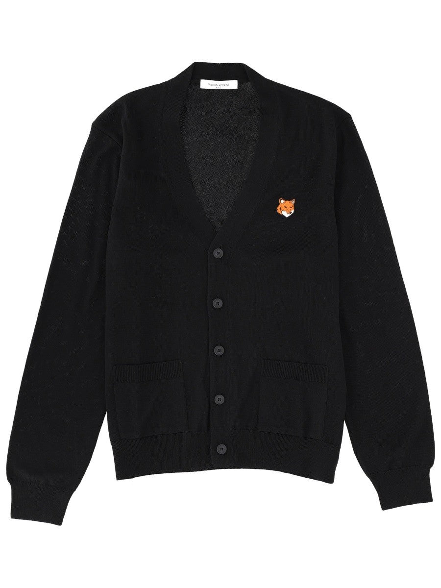 Maison Kitsune "FOX HEAD" CARDIGAN