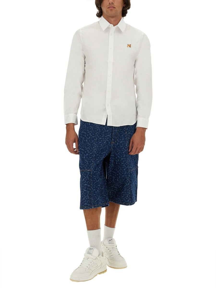 Maison Kitsune FOX PATCH SHIRT