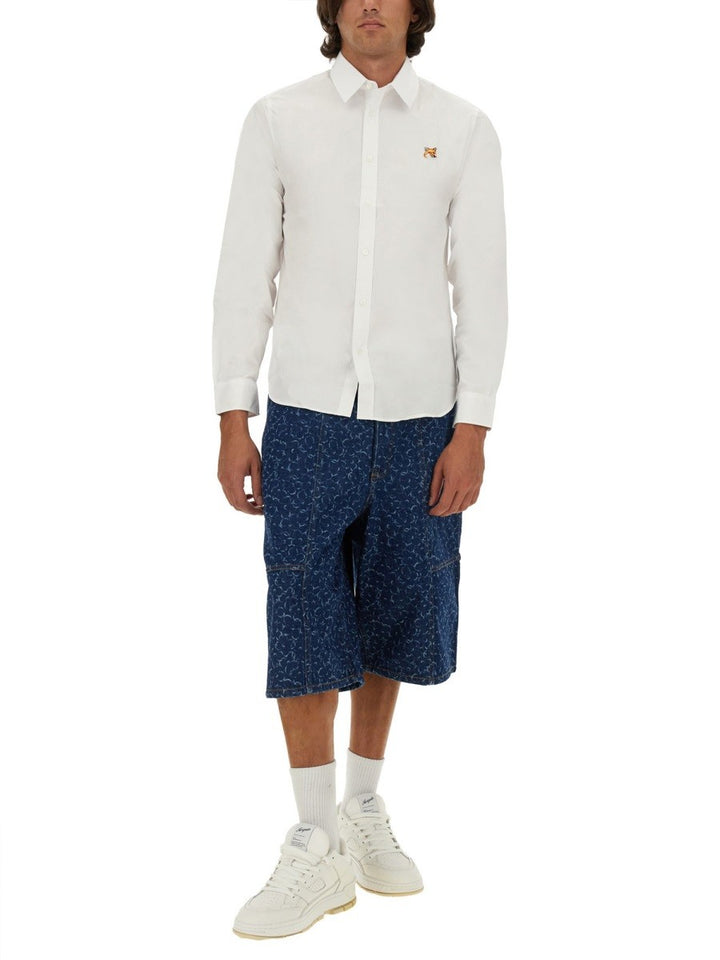 Maison Kitsune FOX PATCH SHIRT