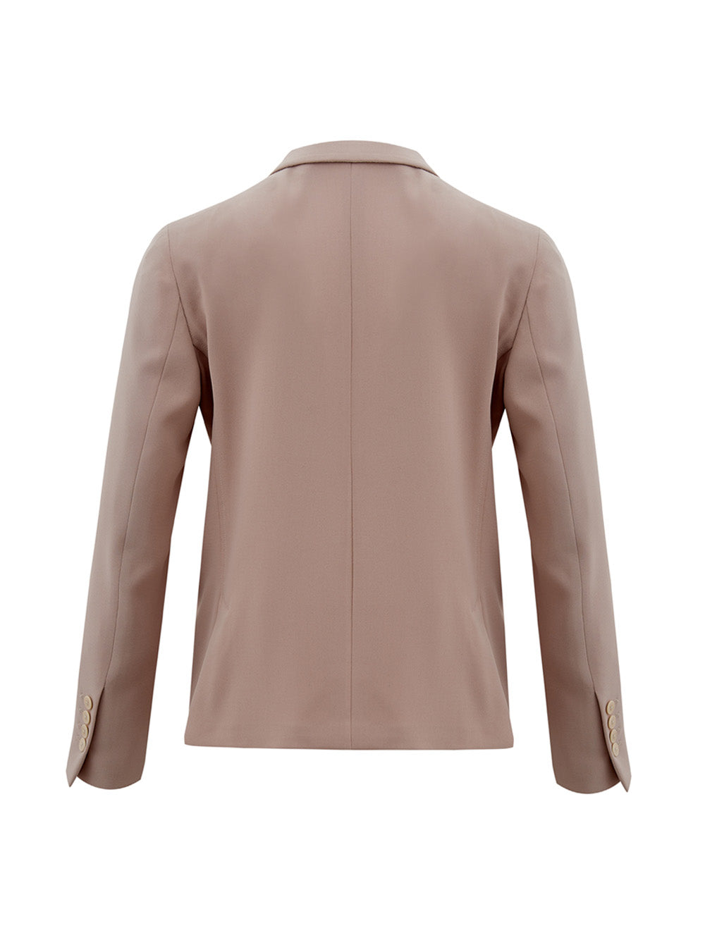 Double-breasted Jacket With Ruffles